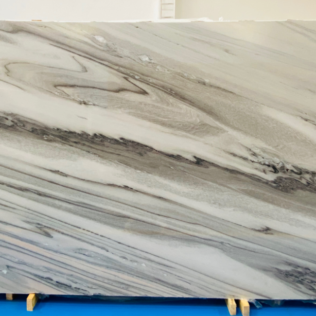 White galaxy marble slabs